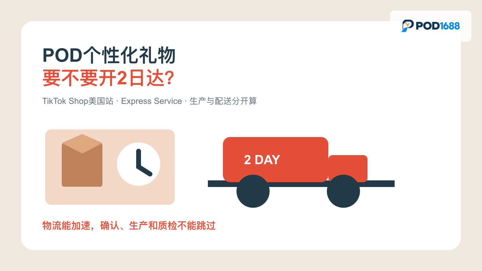美国TikTok Shop上线2日达，POD个性化礼物要不要开Express？文章缩略图
